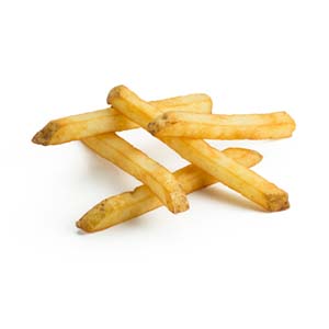 FreshCut Russet Straight Cut 3/8" Skin-On W Sea Salt