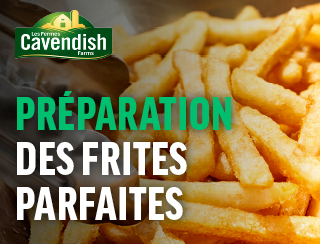 Préparation des frites parfaites